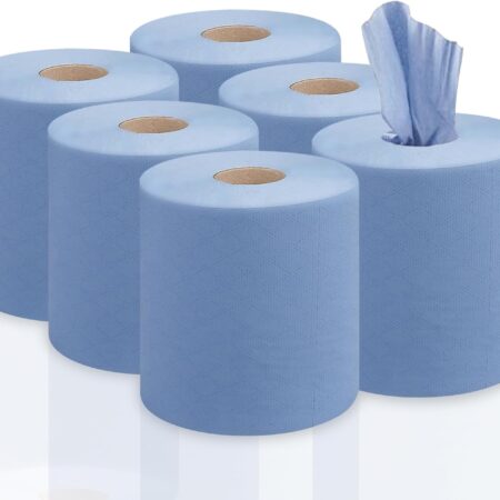 Blue kitchen roll x6