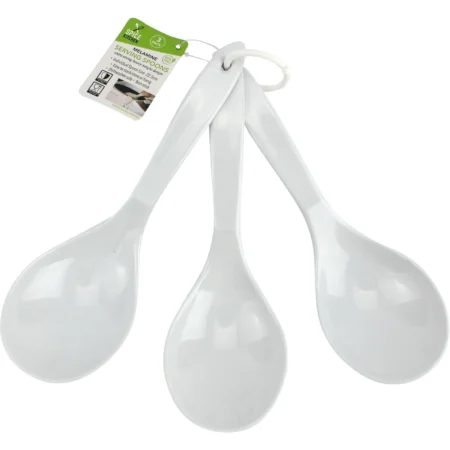 Plastic serving spoons